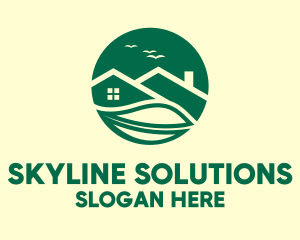 Eco Sky House logo design