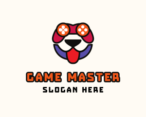 Nintendo - Controller Dog Gamer logo design