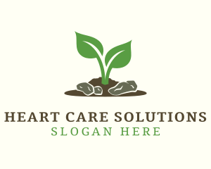 Gardening Soil Plant logo design