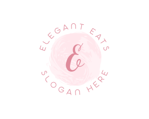 Watercolor Boutique Paint logo design