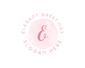 Watercolor Boutique Paint logo design