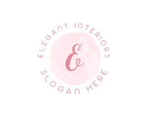 Watercolor Boutique Paint logo design