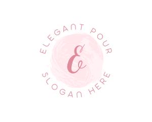 Watercolor Boutique Paint logo design