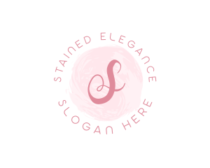 Watercolor Boutique Paint logo design