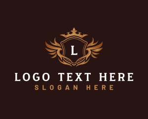 Luxury - Luxury Crest Crown Shield logo design