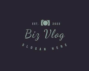 Vlog - Camera Photography Vlogging logo design