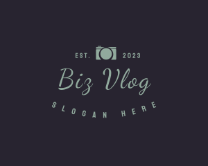 Camera Photography Vlogging logo design