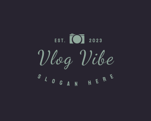 Camera Photography Vlogging logo design