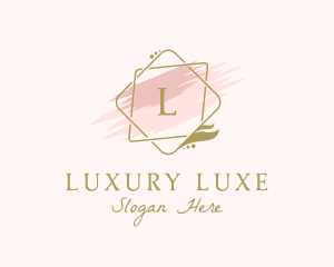 Luxury Makeup Boutique logo design