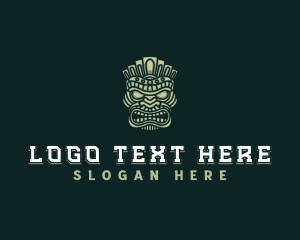 Cultural - Cultural Ethnic Mask logo design