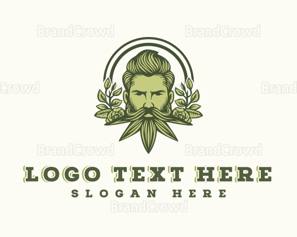 Weed Beard Cannabis Logo