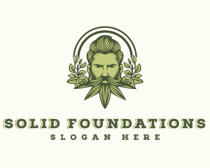 Culture - Weed Beard Cannabis logo design