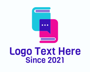 Bookshop - Text Book Chat logo design