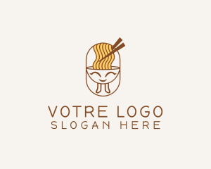 Noodle - Fast Food Noodle logo design