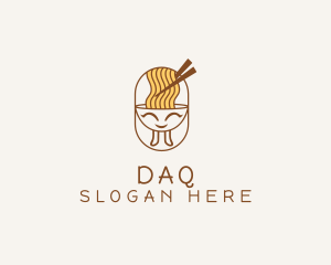 Asian - Fast Food Noodle logo design
