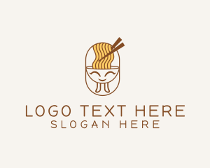 Meal - Fast Food Noodle logo design