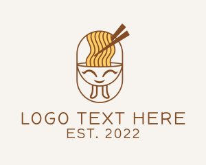 Food Service - Fast Food Noodle logo design