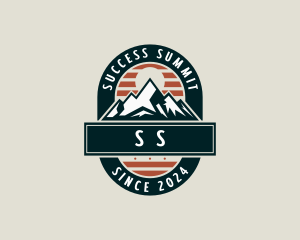 Mountain Summit Hiking logo design