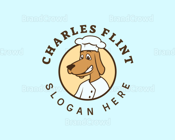 Chef Dog Toque Logo