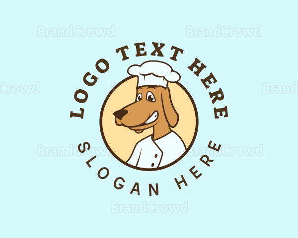 Chef Dog Toque Logo