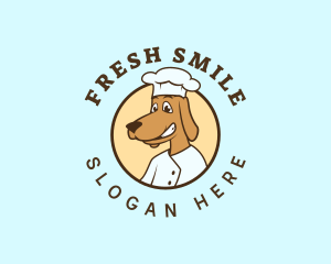 Chef Dog Toque logo design