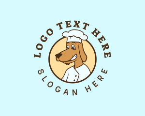Dog Treats - Chef Dog Toque logo design