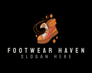 Cool Orange Shoe logo design