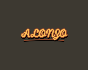 Retro Hipster Script logo design