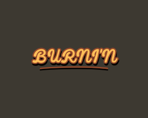 Retro Hipster Script logo design