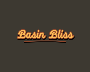 Retro Hipster Script logo design