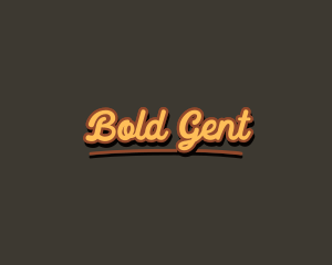 Retro Hipster Script logo design