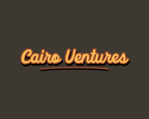 Retro Hipster Script logo design