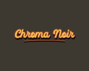 Retro Hipster Script logo design