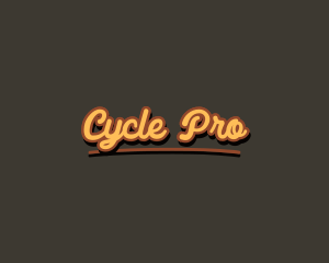 Retro Hipster Script logo design