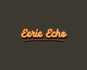 Retro Hipster Script logo design