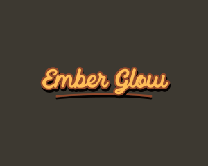 Retro Hipster Script logo design