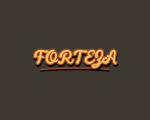 Retro Hipster Script logo design