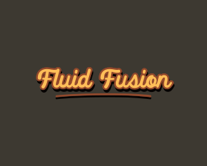 Retro Hipster Script logo design