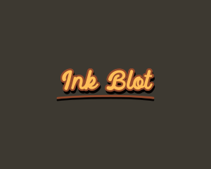 Retro Hipster Script logo design