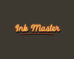 Retro Hipster Script logo design