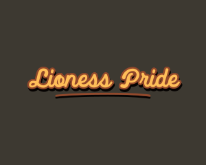 Retro Hipster Script logo design