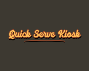 Retro Hipster Script logo design