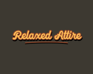 Retro Hipster Script logo design