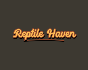 Retro Hipster Script logo design