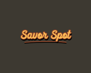 Retro Hipster Script logo design