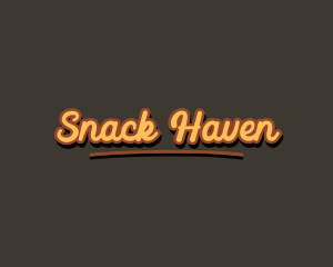 Retro Hipster Script logo design