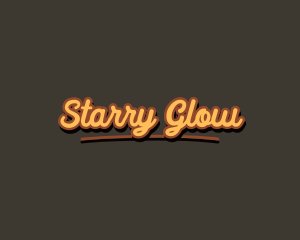 Retro Hipster Script logo design