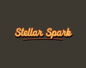 Retro Hipster Script logo design