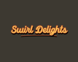 Retro Hipster Script logo design