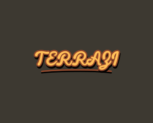 Retro Hipster Script logo design